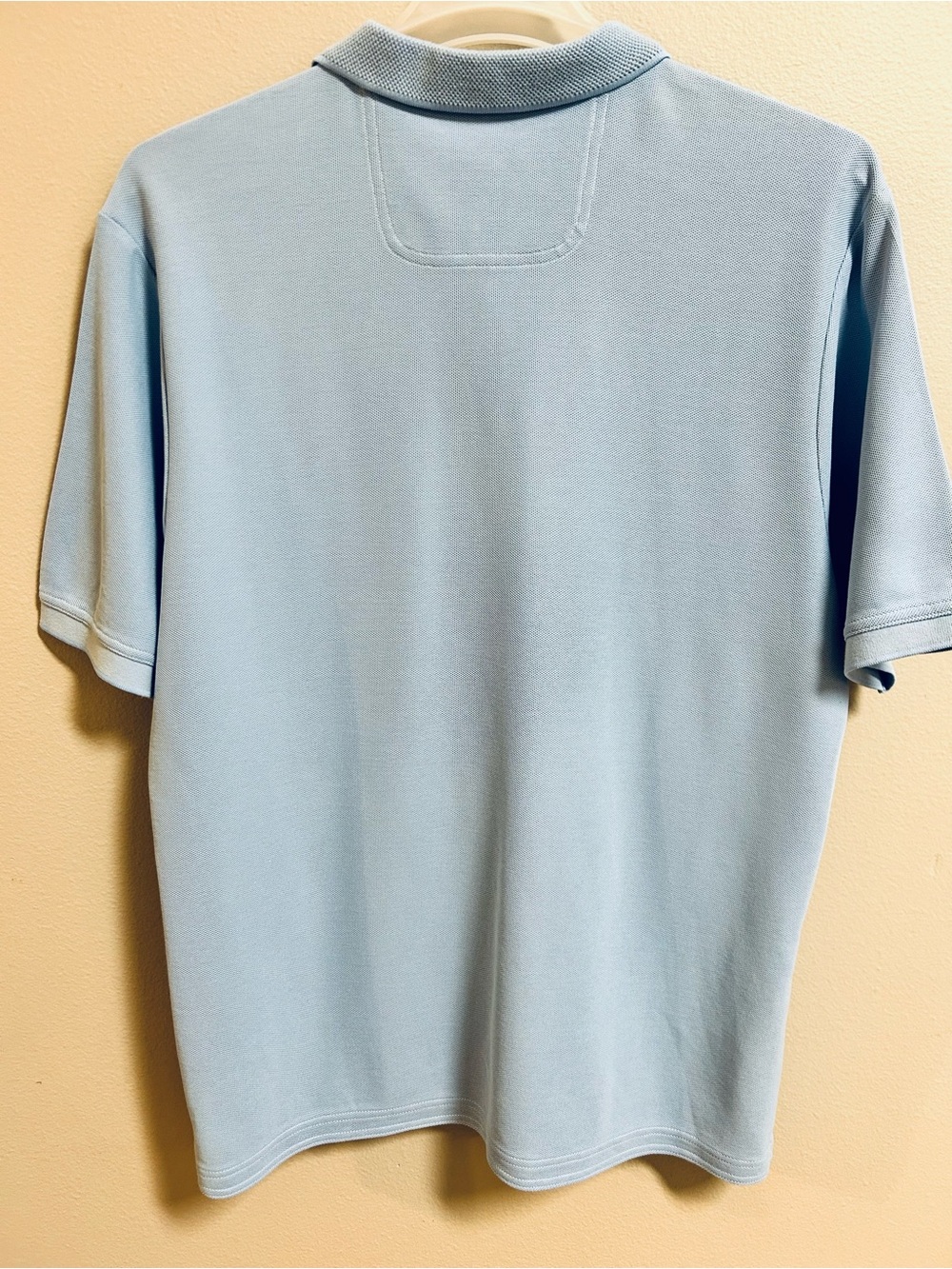 Tommy Bahama Polo Shirt Large Blue Supima Cotton Short Sleeve Classic Fit - Picture 3 of 12
